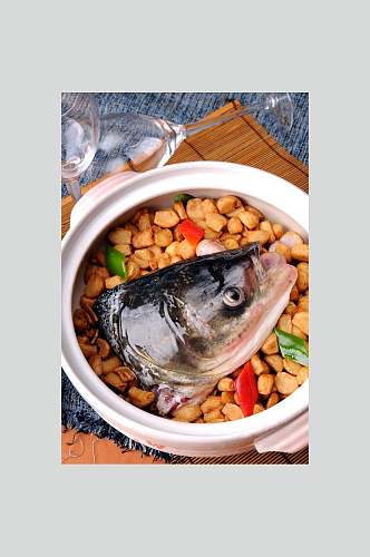 生啫水库鱼头餐饮食品图片