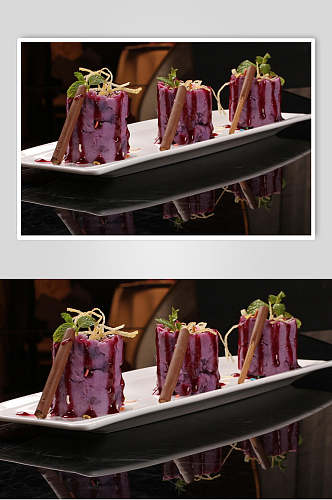 紫薯山药餐饮美食图片