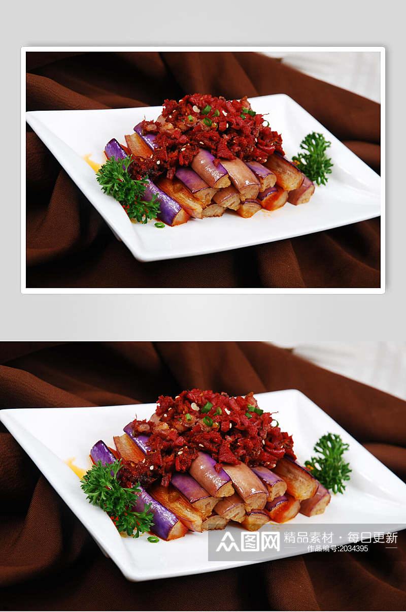 肉酱辣茄条美食摄影图片素材