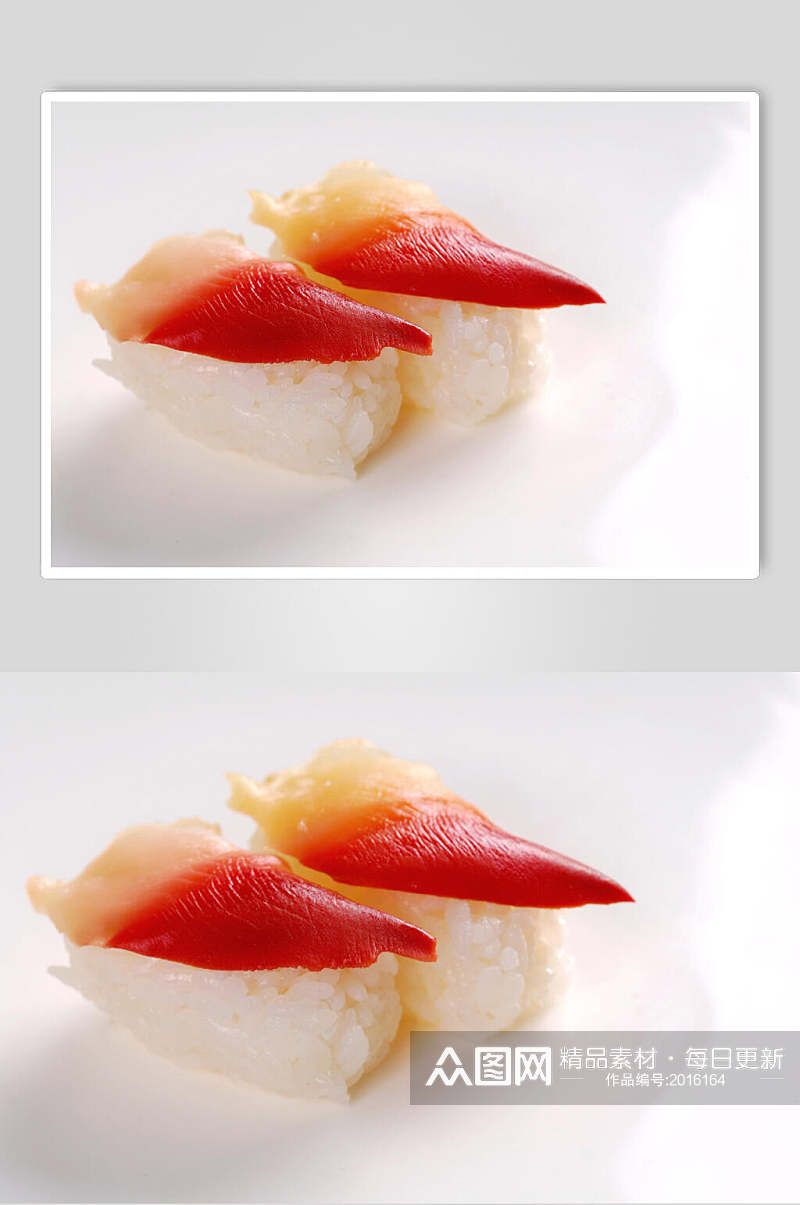 握寿司北极贝寿司美食图片素材