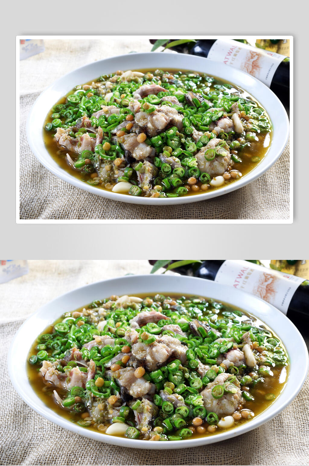 豆香鲢鱼食品摄影图片素材