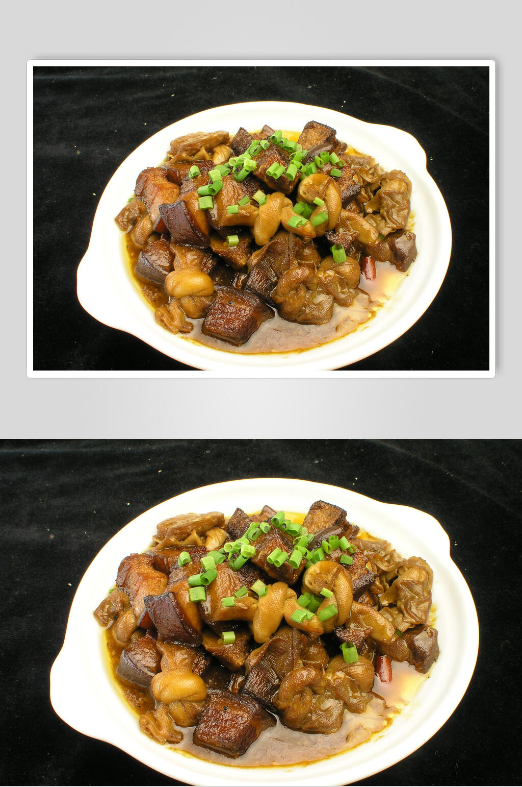 百叶结烧肉食品图片素材