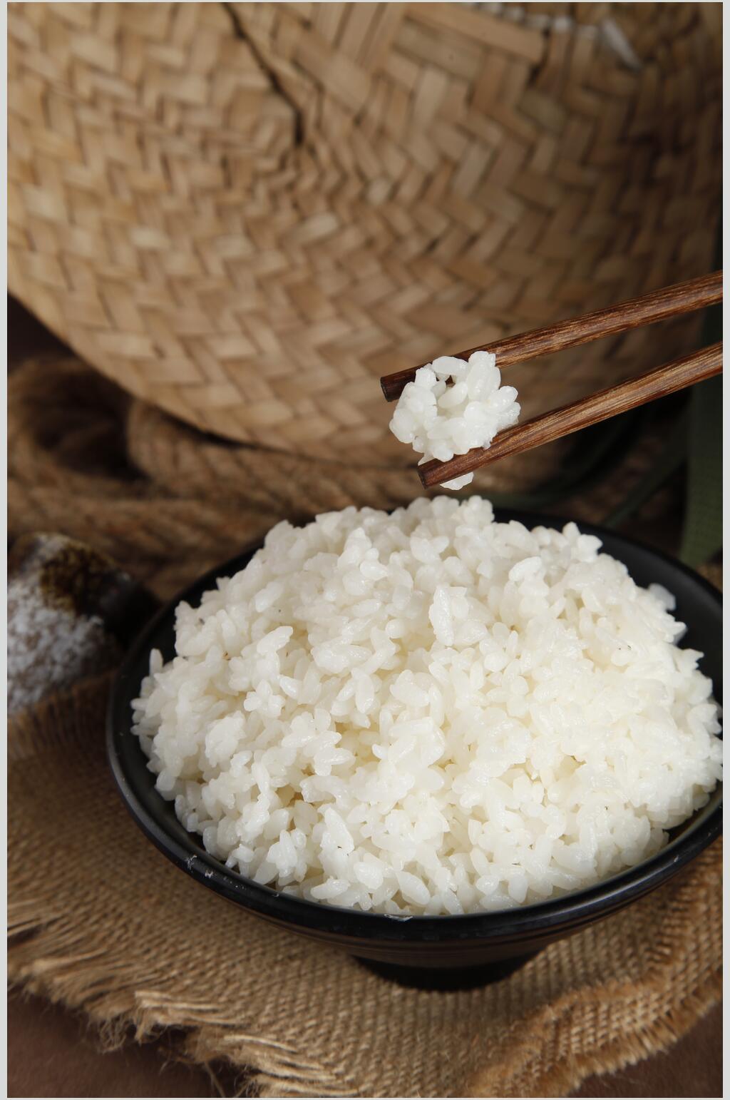 白米饭蒸米饭特写图片素材