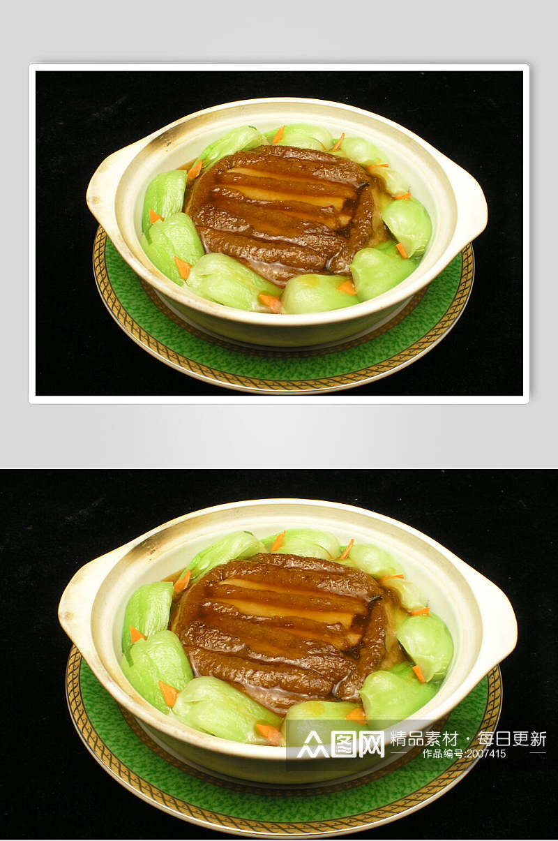 梅菜扣肉煲高清图片素材