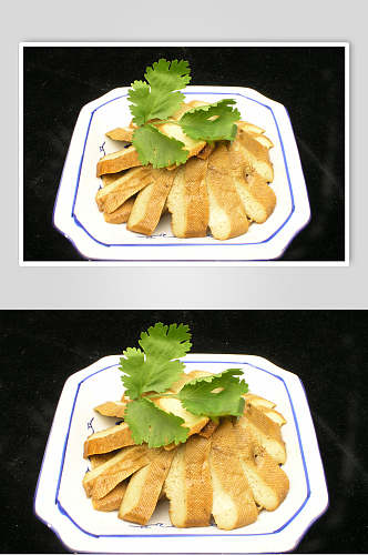 卤水豆腐干食品摄影图片