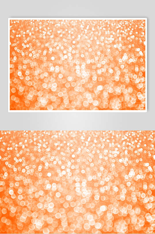 橙色粒子光斑光圈图片