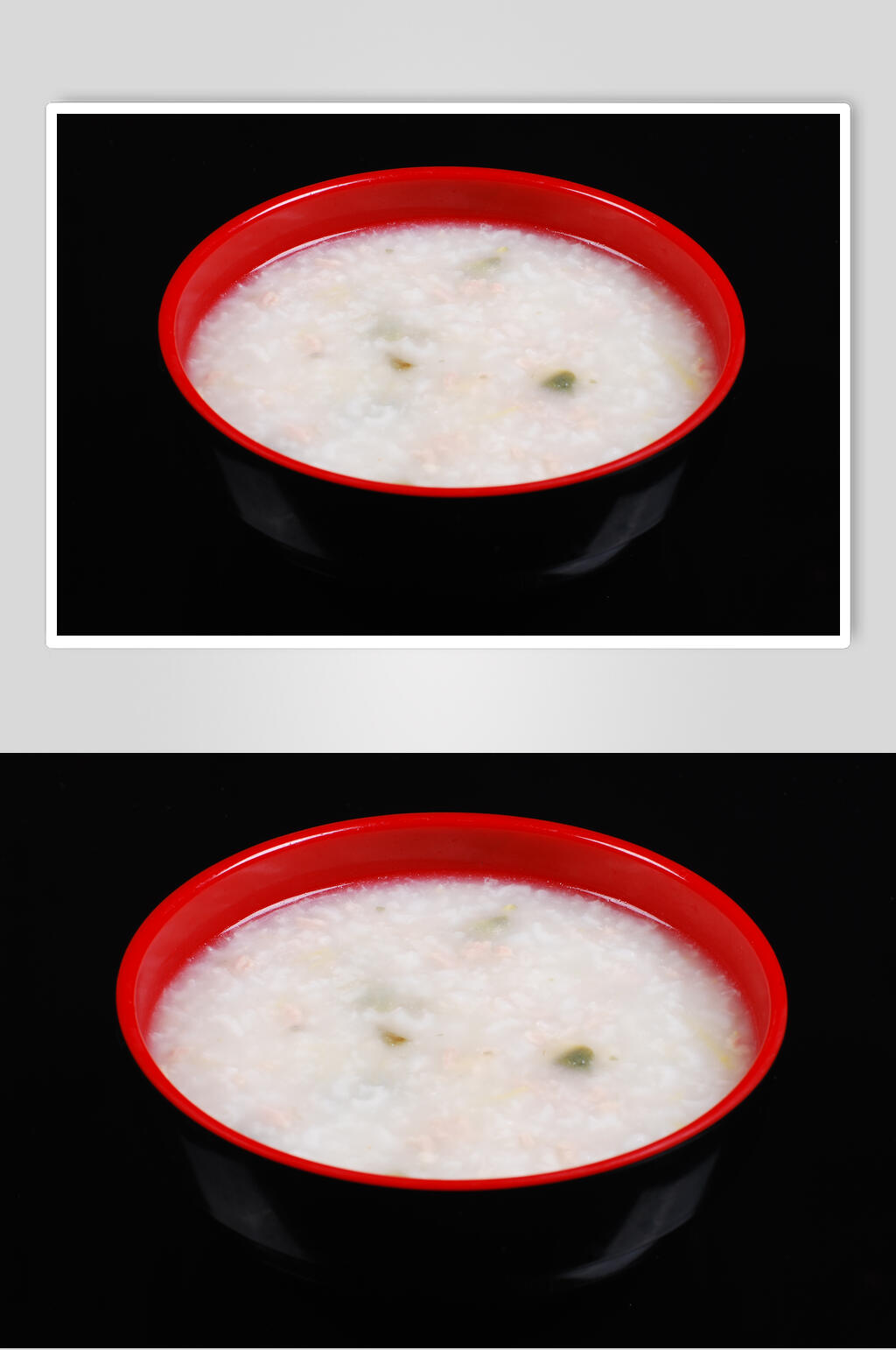 清淡皮蛋廋肉粥摄影图片素材