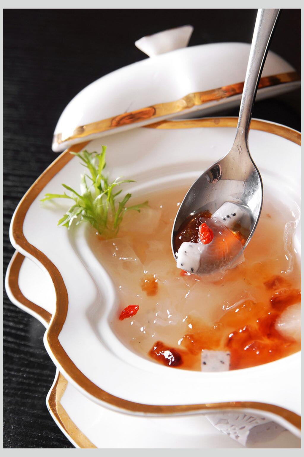水果养颜粥摄影图片素材