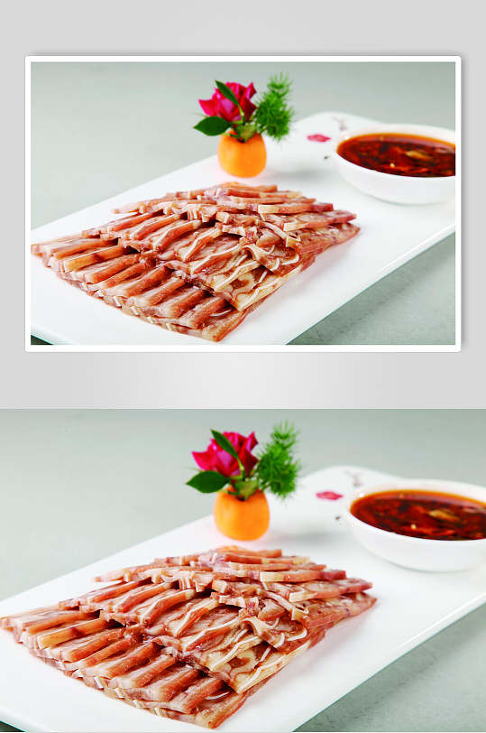 鲜香美味层层脆耳美食摄影图片