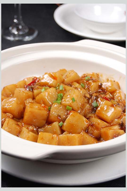 砂锅米豆腐摄影图片