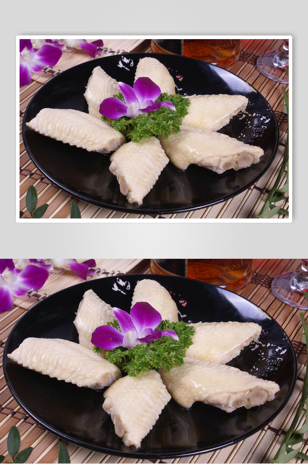 鲜香美味鸡翅食品高清图片素材