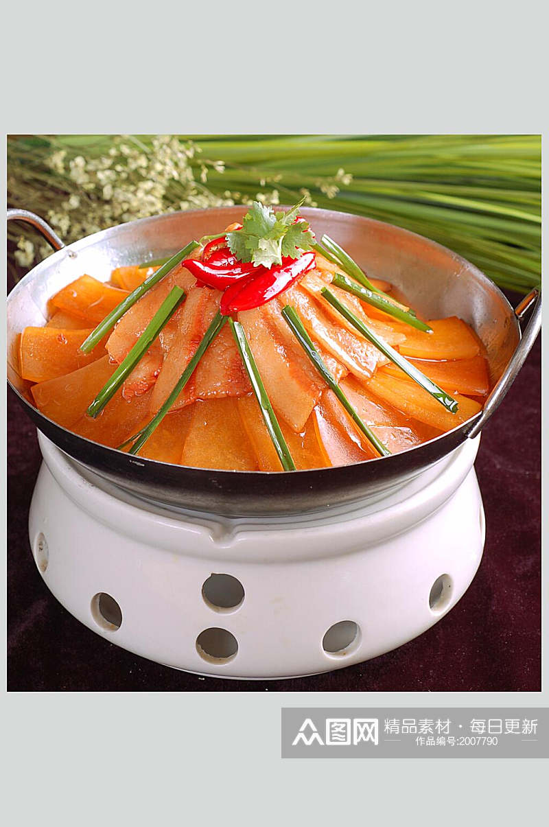 热菜赣乡萝卜煲美食高清图片素材
