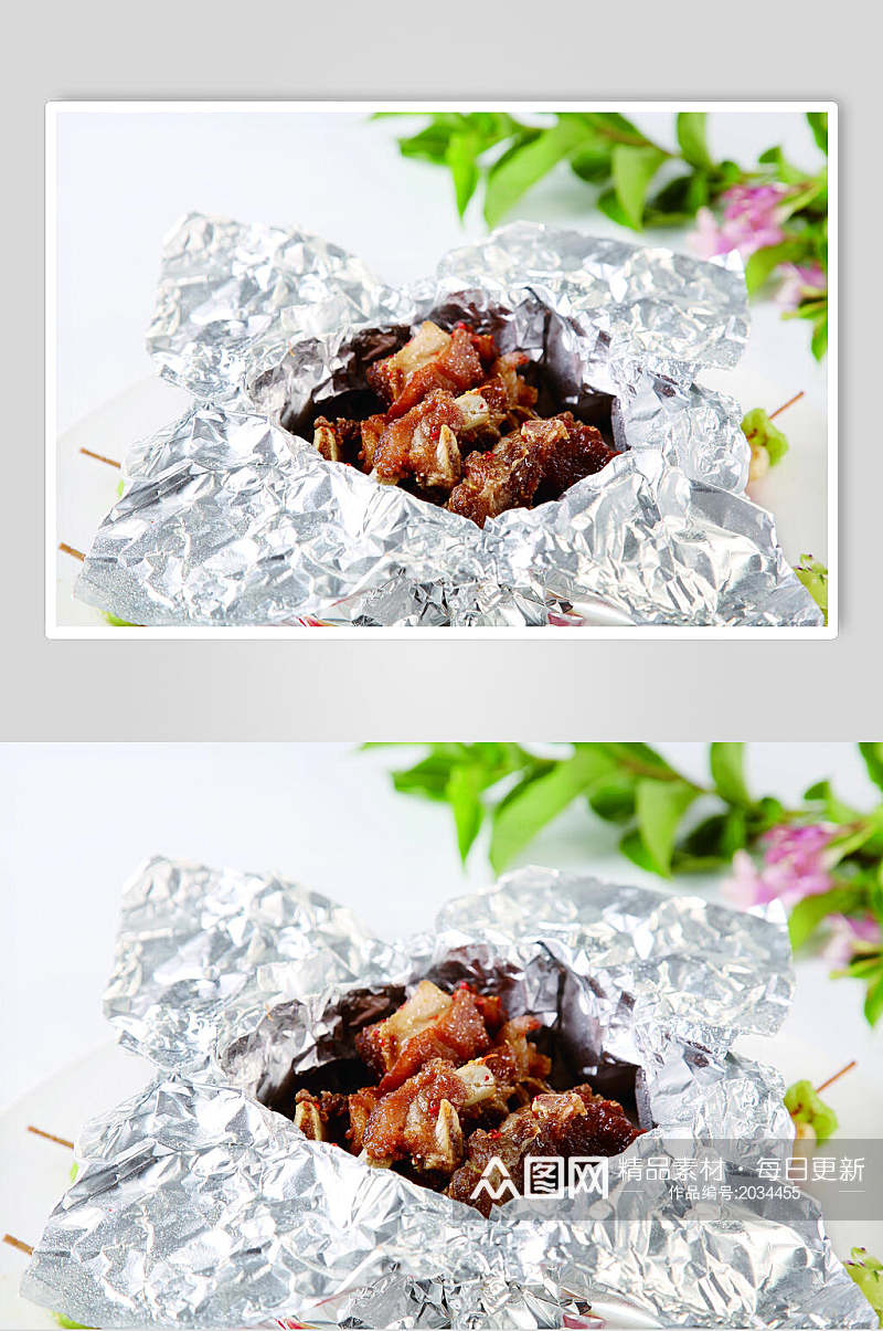 蒙古烤肉美食摄影图片素材