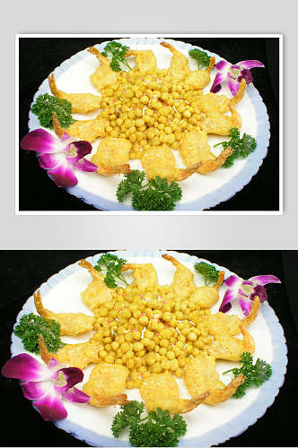 金沙玉米琶琶虾食品图片