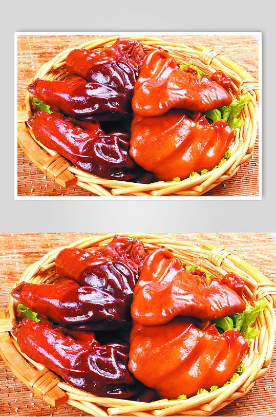 川式卤猪食物图片