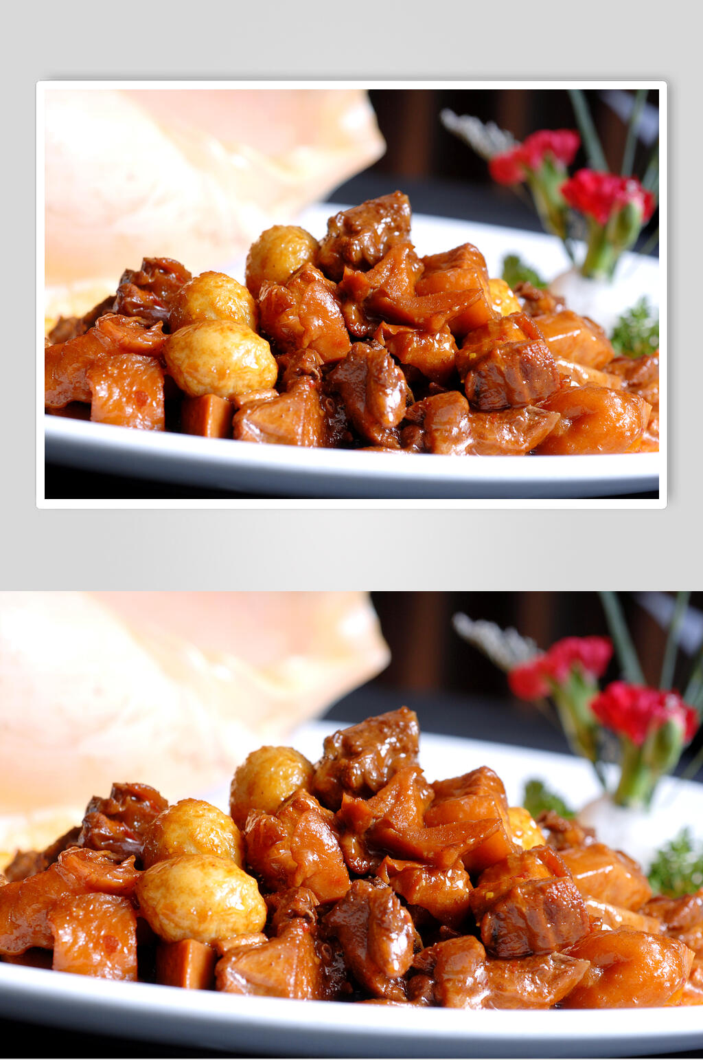 鲍螺鸡美食摄影图片素材