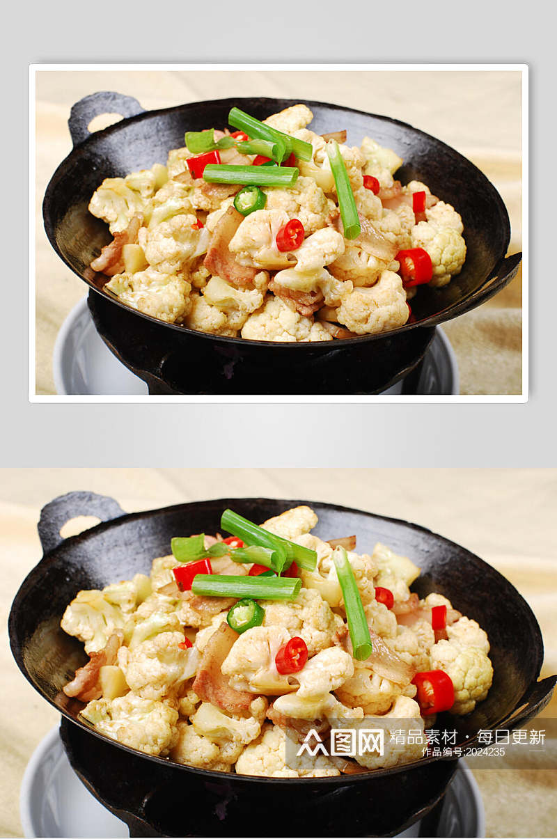 干锅菜花美食食品图片素材