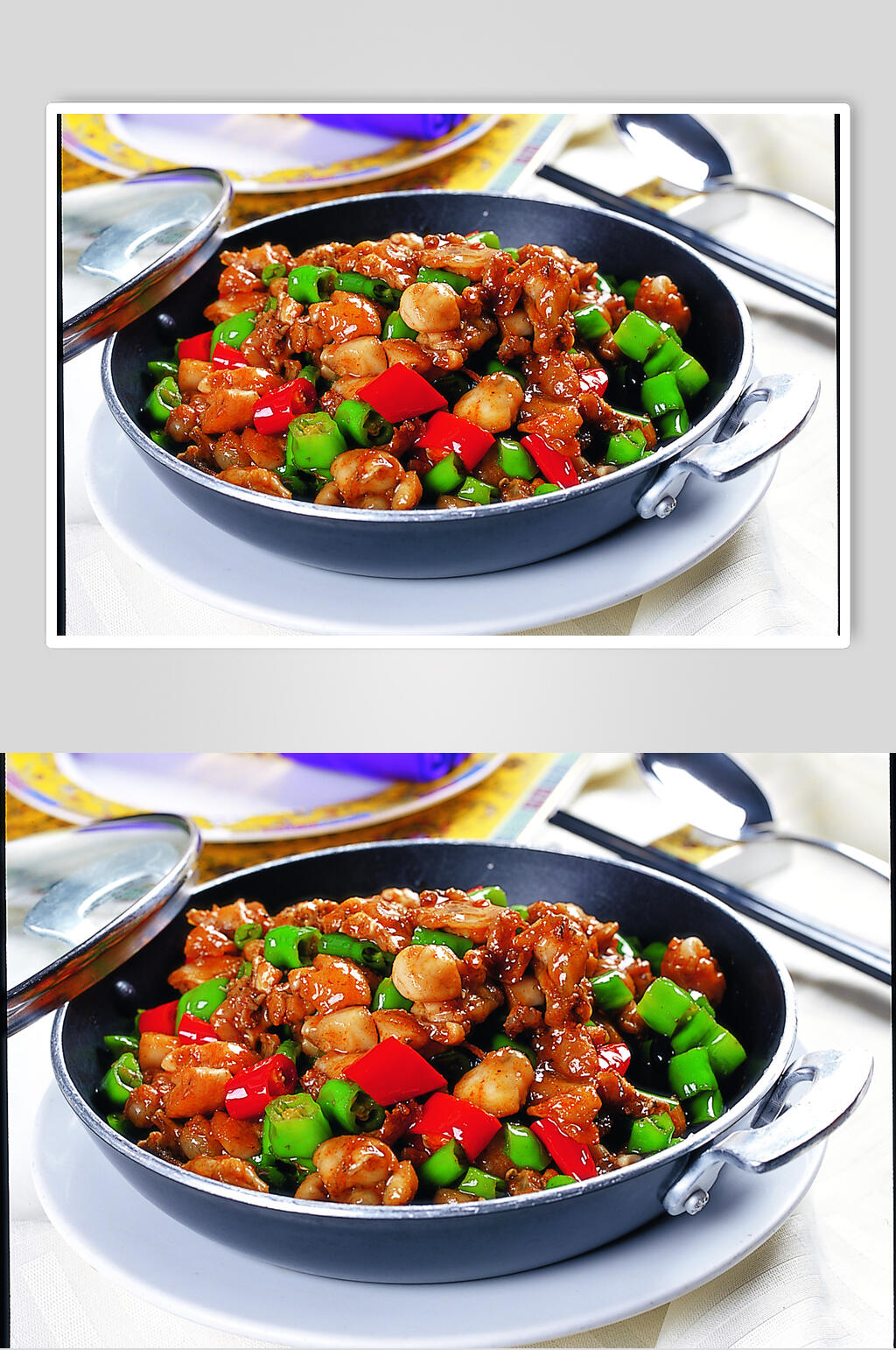 乡老小炒蛙美食图片素材