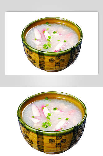 海鲜粥美食食物摄影图片