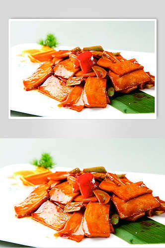 新鲜腊八蒜杏鲍菇食物图片