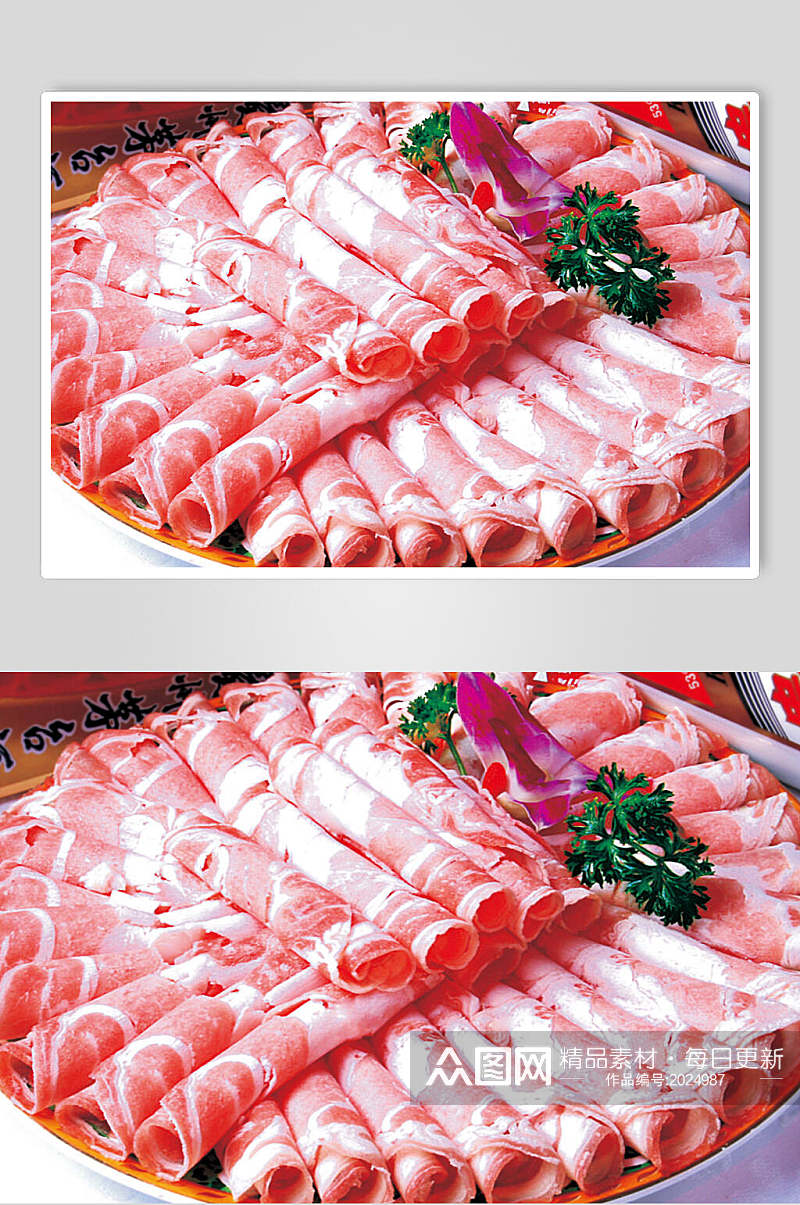 新西兰羔羊肉美食图片素材