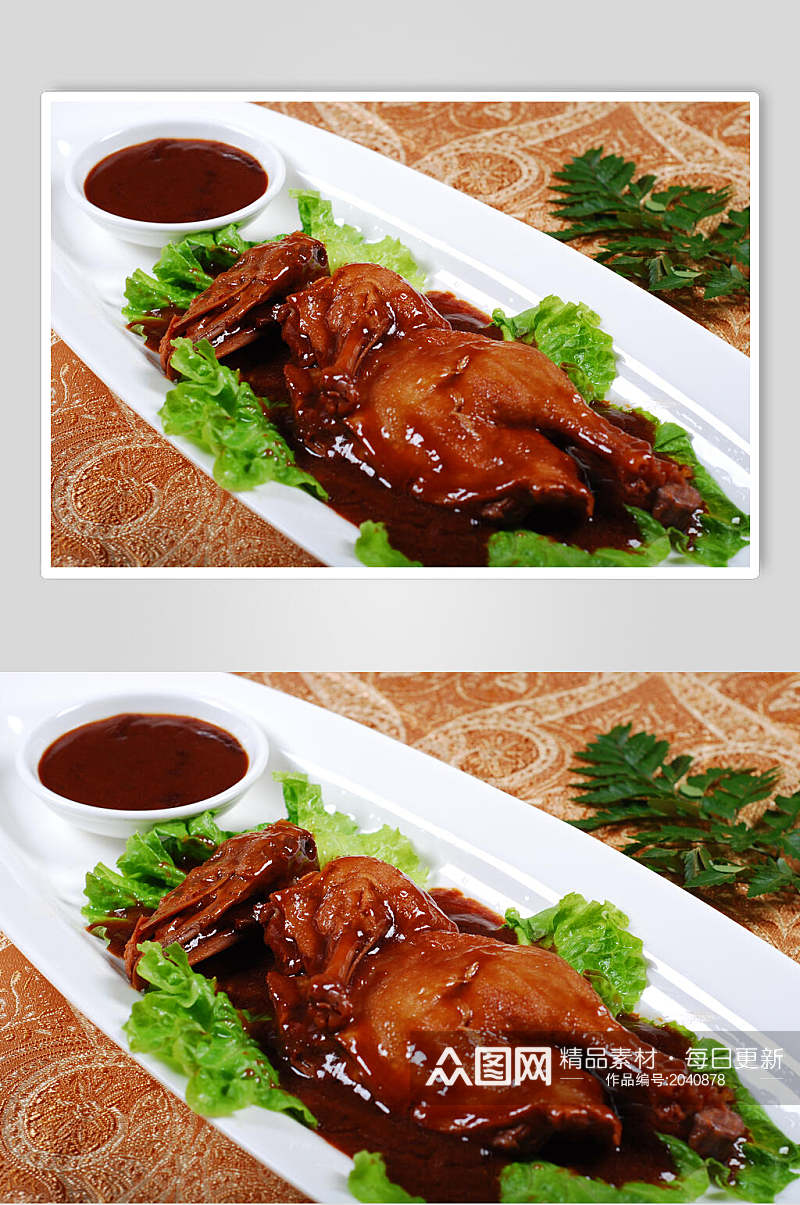 鲜香美味相府酱鸭王美食食物图片素材
