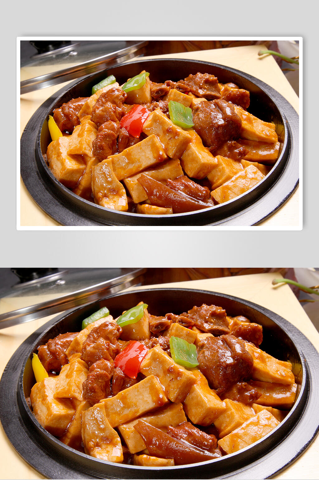 秘制牦牛肉元每例美食摄影图片素材