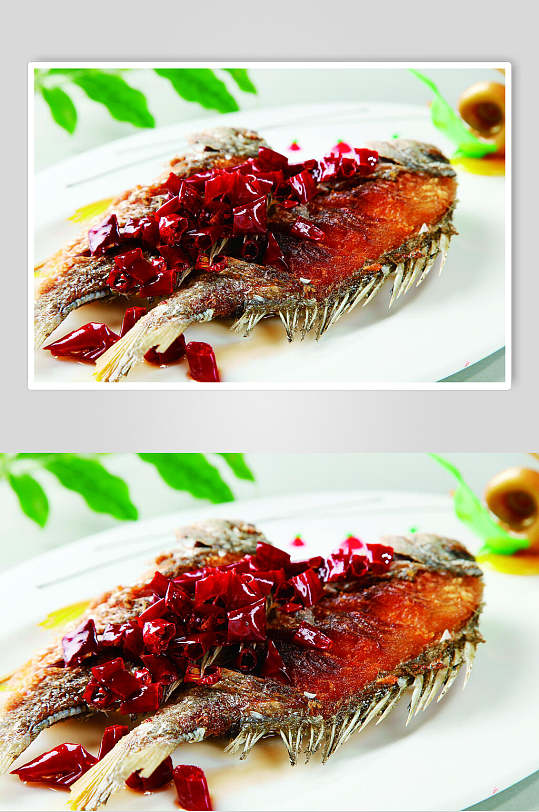 香辣海鲥鱼美食食品图片
