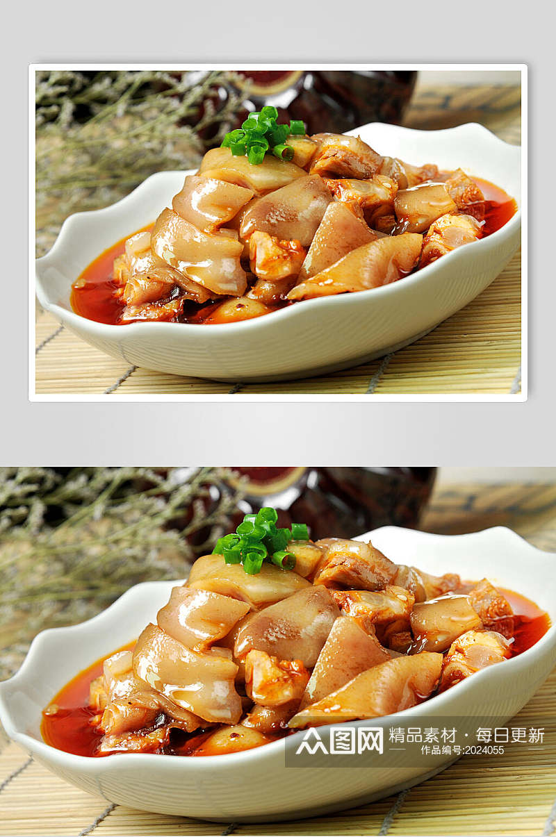 鲜椒猪蹄美食食品图片素材