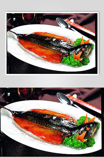 脆皮青鱼美食摄影图片