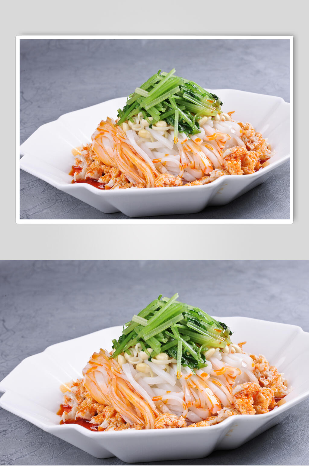 红油凉皮美食食物图片素材