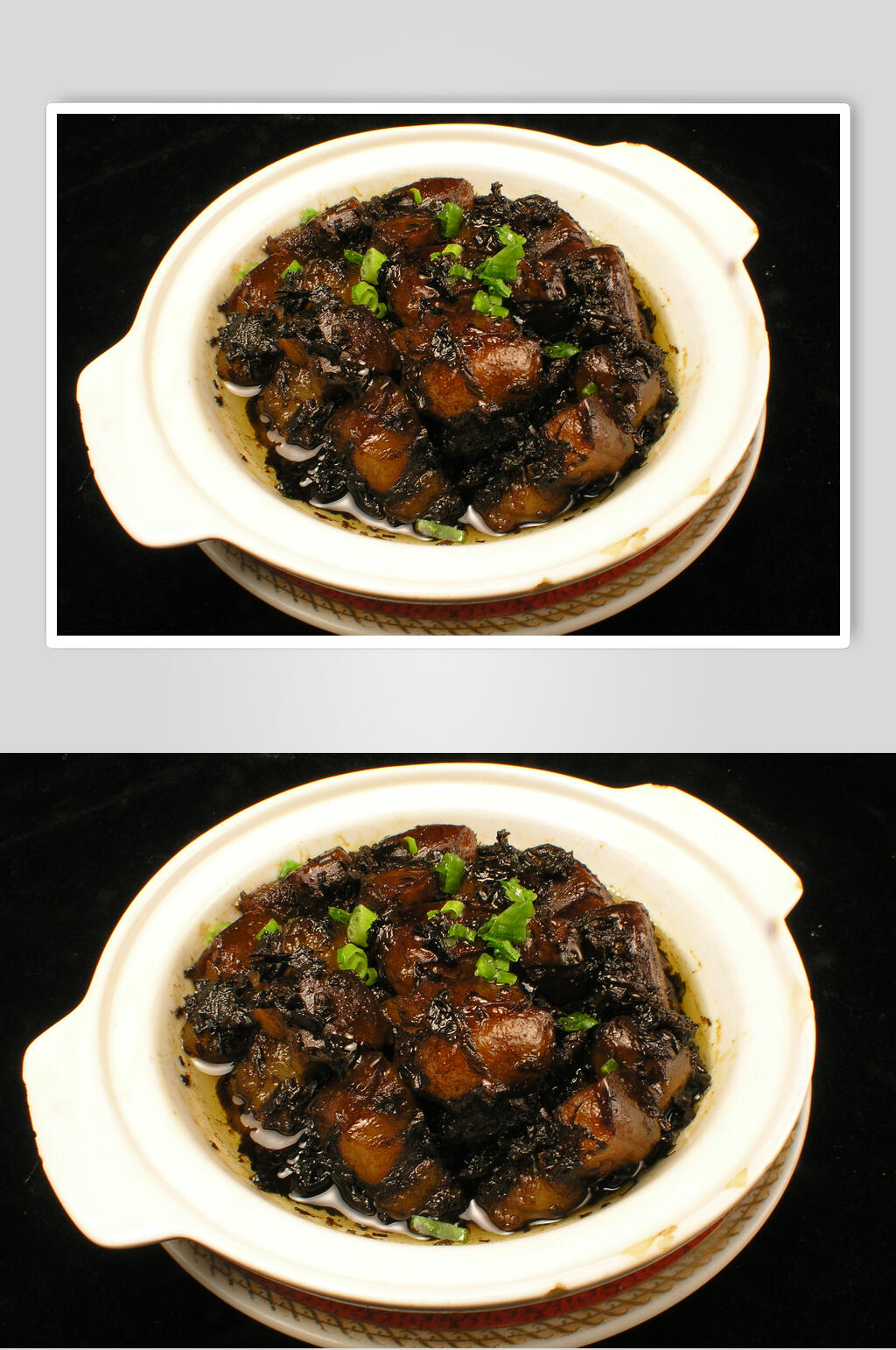梅菜干焖肉食品摄影图片素材