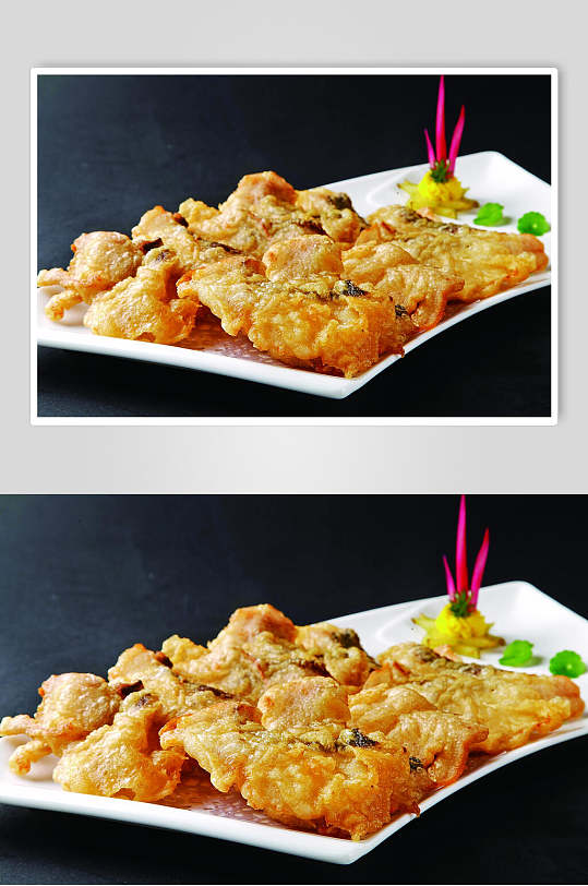 丹江瓦块鱼食物高清图片