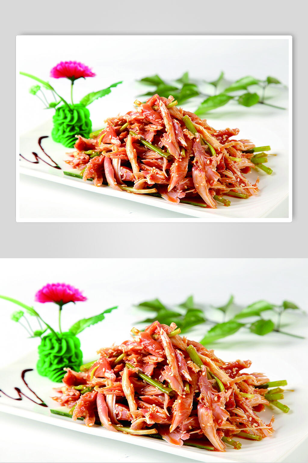 香麻手撕兔美食高清图片素材