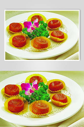 特色柿子饼美食食物图片