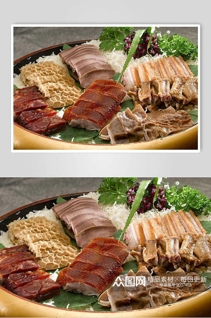 美味日式烧卤拼盘美食食物图片素材