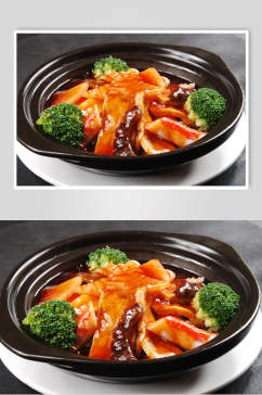 营养一品豆腐煲美食食品图片