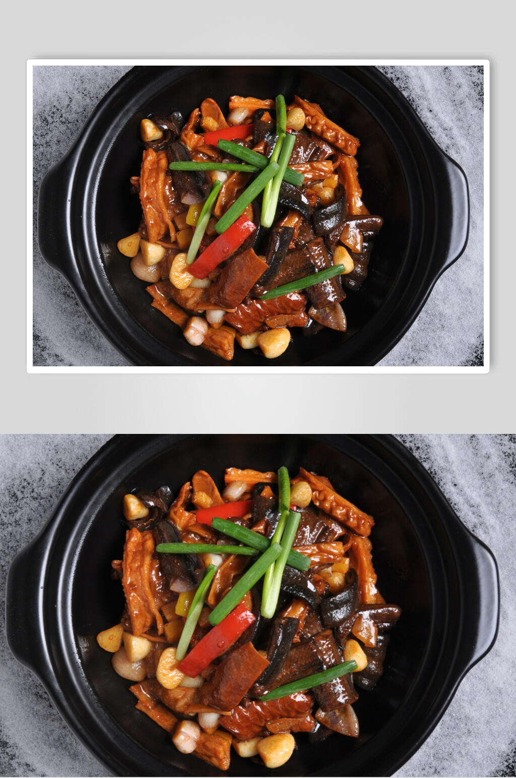 鳝段肥肠煲美食摄影图片素材