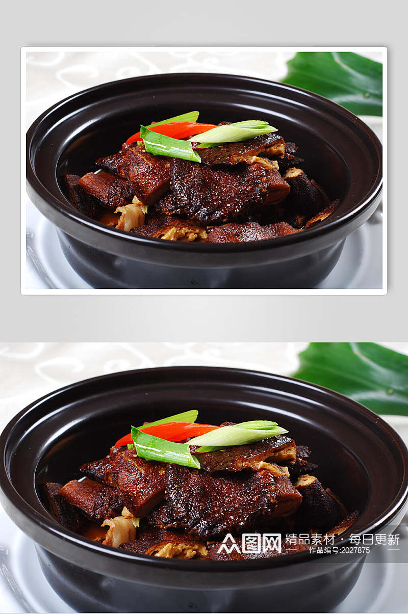 农家黑豆腐美食图片素材