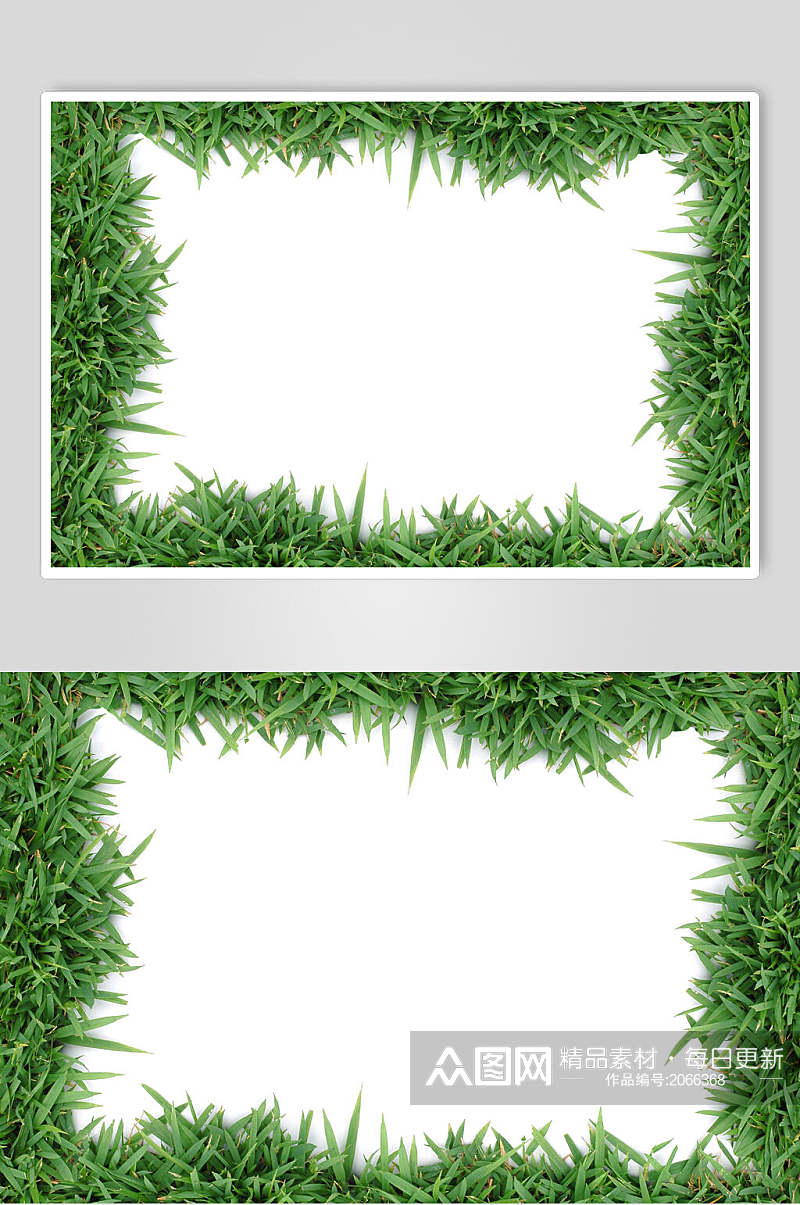 草地草坪图片草地装饰边框摄影图素材