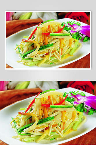 五彩素鲍鱼美食食品图片