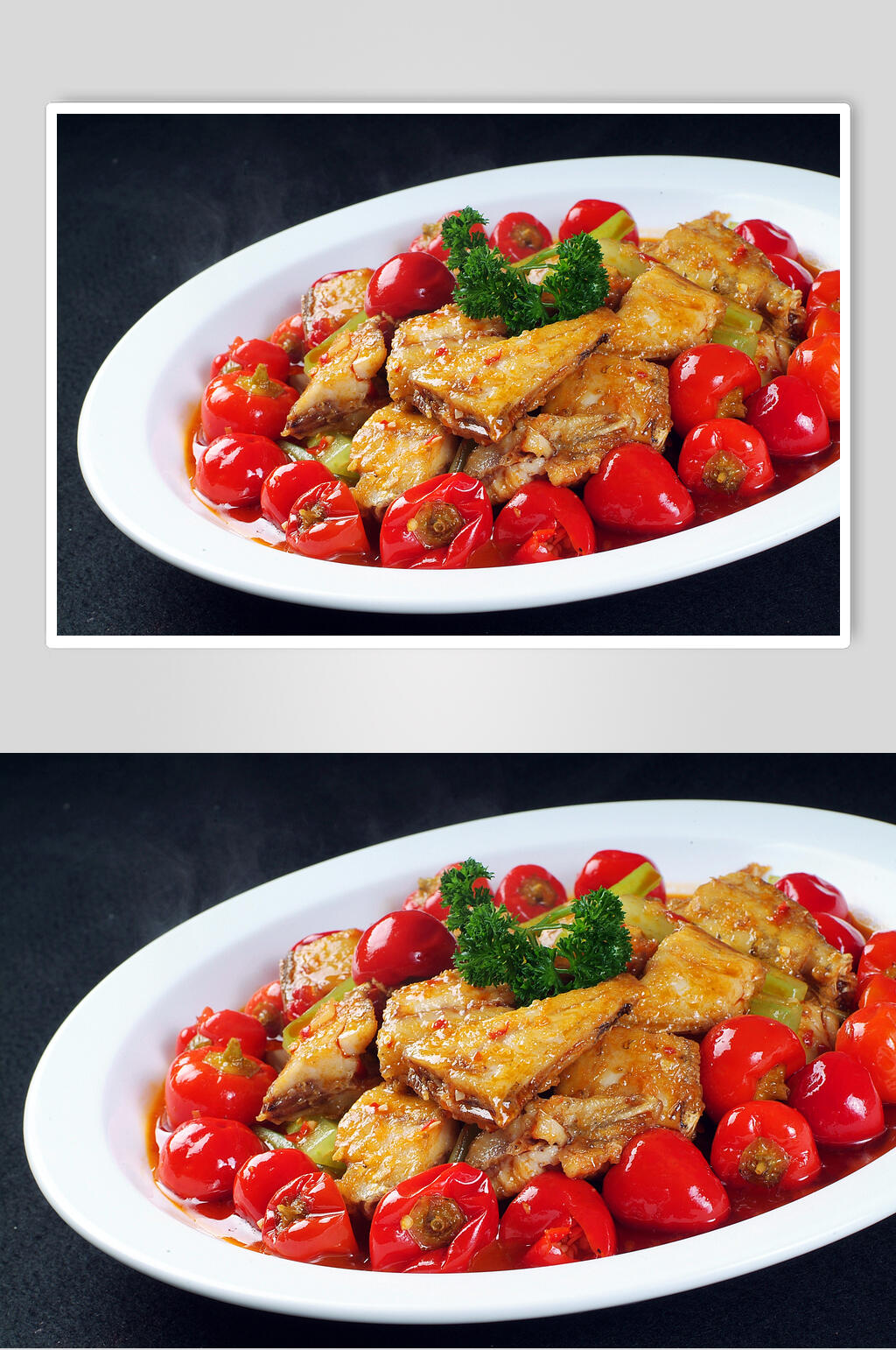 耗儿鱼系列泡椒耗儿鱼美食图片素材
