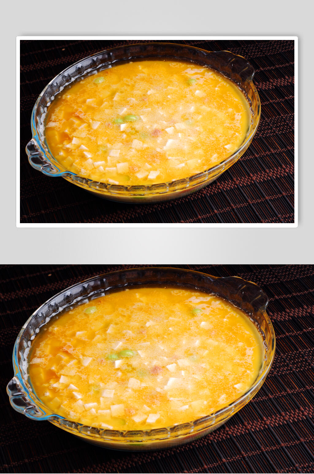 蟹黄豆花美食食品图片素材