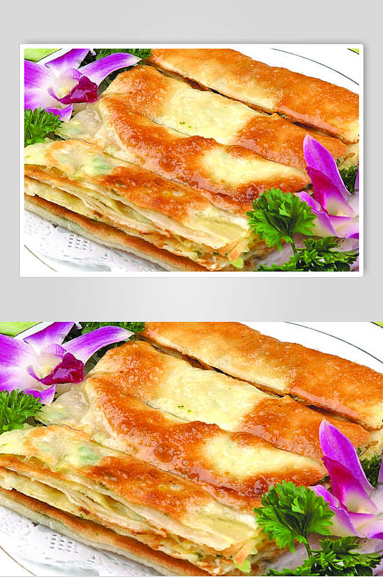 印度飞饼小吃美食摄影图片