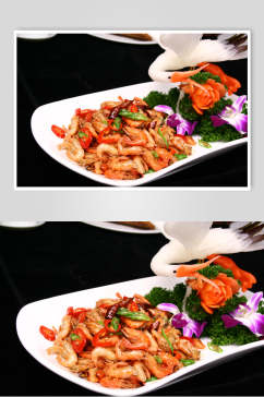 长沙口味虾食品摄影图片