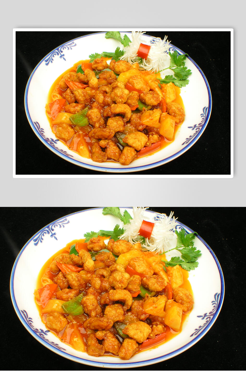 菠萝咕咾肉食品摄影图片素材