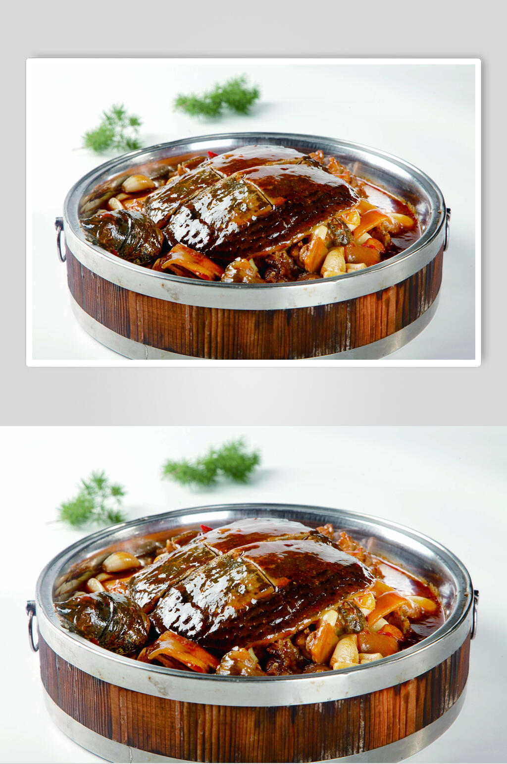 海鲜焖甲鱼高清图片素材