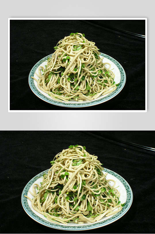香椿苗豆腐食品摄影图片