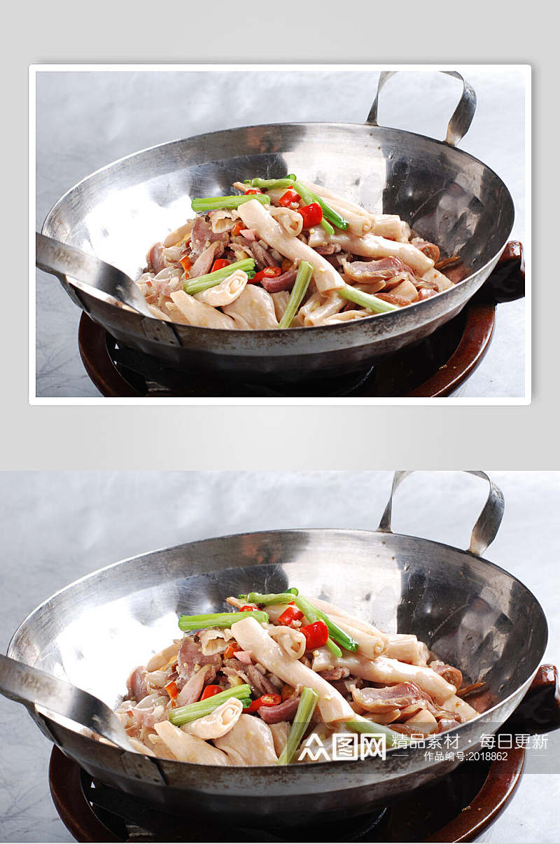 干锅双脆餐饮食品图片素材
