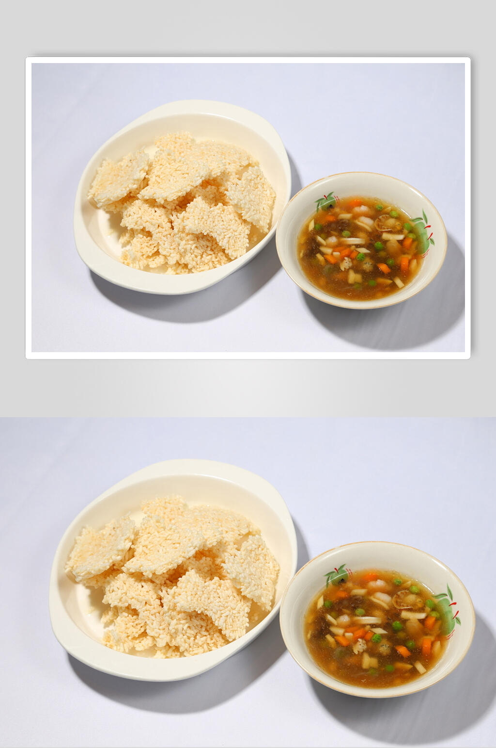 海鲜浇锅巴美食食品图片素材
